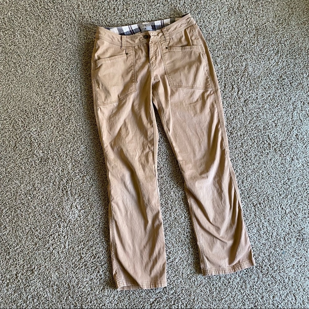 Royal Robbins lightweight canvas khaki hiking pants, size 6